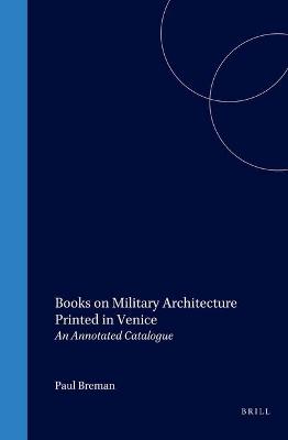 Book cover for Books on Military Architecture Printed in Venice