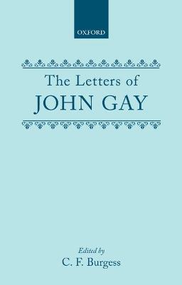 Book cover for The Letters of John Gay