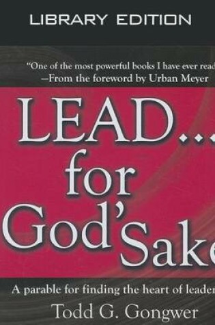 Cover of Lead . . . for God's Sake! (Library Edition)