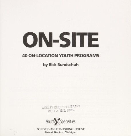 Book cover for On-Site