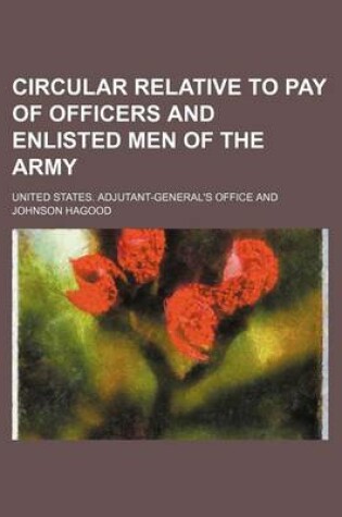 Cover of Circular Relative to Pay of Officers and Enlisted Men of the Army