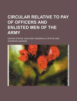 Book cover for Circular Relative to Pay of Officers and Enlisted Men of the Army