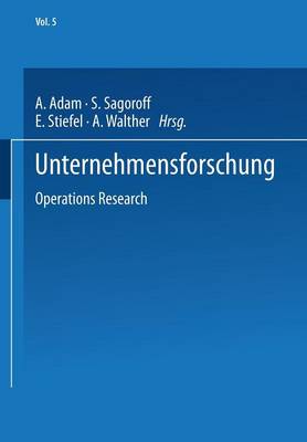 Book cover for Unternehmensforschung