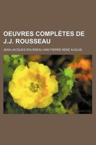 Cover of Oeuvres Completes de J.J. Rousseau (7)