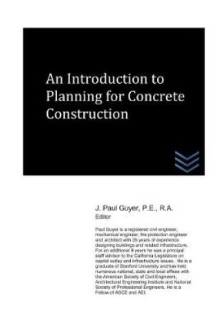 Cover of An Introduction to Planning for Concrete Construction