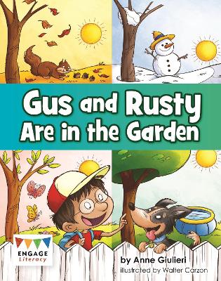 Book cover for Gus and Rusty are in the Garden