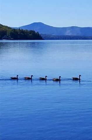 Cover of 2020 Weekly Planner Canadian Geese Mountain Lake 134 Pages