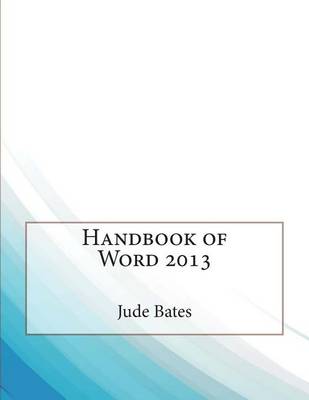 Book cover for Handbook of Word 2013