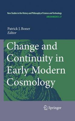 Book cover for Change and Continuity in Early Modern Cosmology
