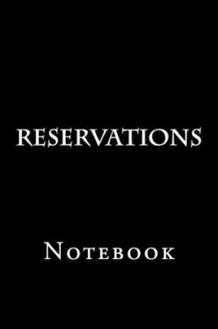 Cover of Reservations