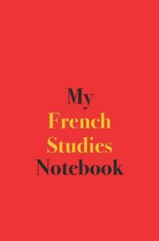 Cover of My French Studies Notebook