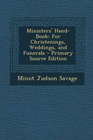 Cover of Ministers' Hand-Book