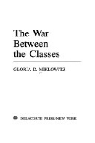 Cover of War Between the Clas