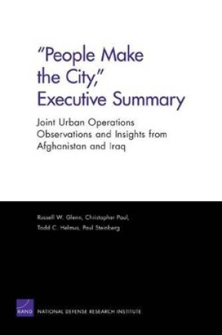 Cover of People Make the City, Executive Summary