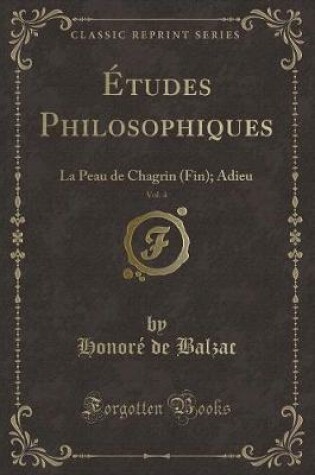 Cover of Études Philosophiques, Vol. 4