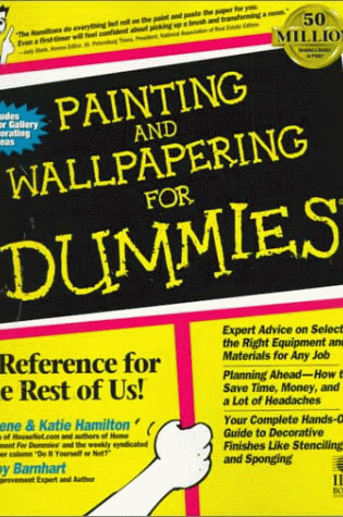 Cover of Painting and Wallpapering for Dummies