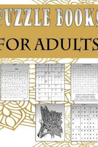 Cover of Puzzle books for adults