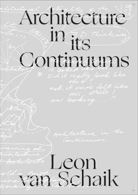 Book cover for Architecture in its Continuums