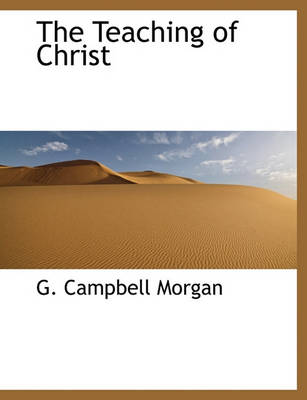 Book cover for The Teaching of Christ