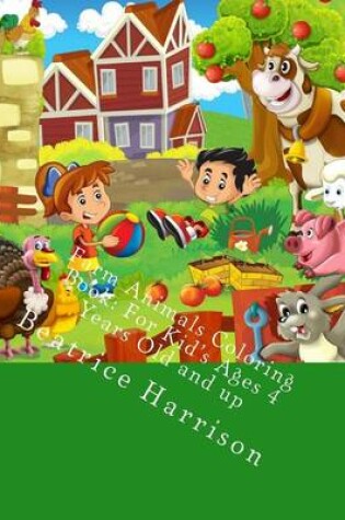 Cover of Farm Animals Coloring Book