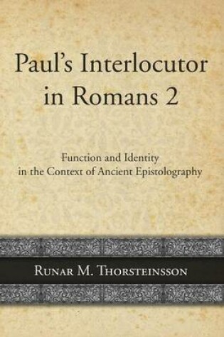 Cover of Paul's Interlocutor in Romans 2