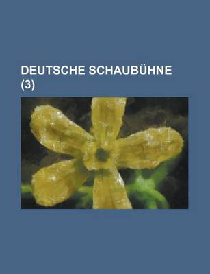 Book cover for Deutsche Schaubuhne (3 )