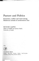 Book cover for Pasture and Politics