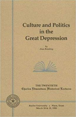 Book cover for Culture and Politics in the Great Depression