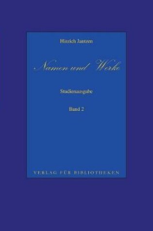 Cover of Namen und Werke 2