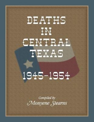 Book cover for Deaths in Central Texas, 1945-1954
