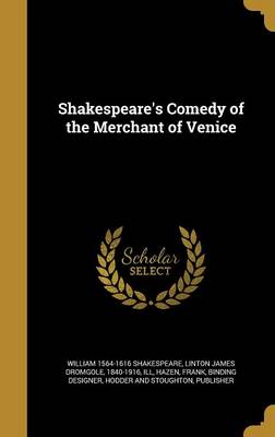 Book cover for Shakespeare's Comedy of the Merchant of Venice