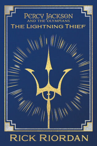 Cover of Percy Jackson and the Olympians The Lightning Thief Deluxe Collector's Edition