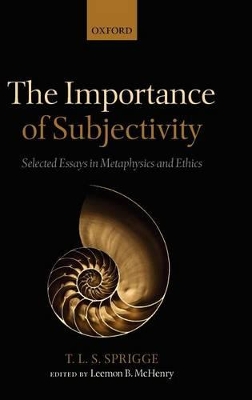 Book cover for The Importance of Subjectivity