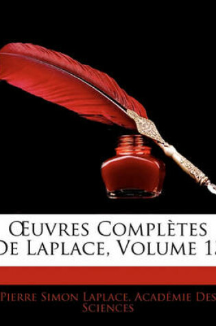 Cover of Uvres Completes de Laplace, Volume 13