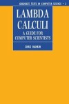 Book cover for Lambda Calculi