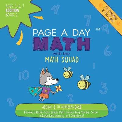 Book cover for Page a Day Math Addition Book 2