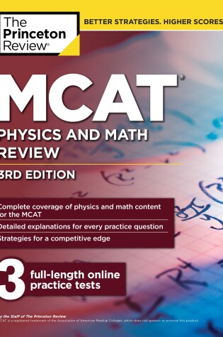 Cover of MCAT Physics and Math Review, 3rd Edition