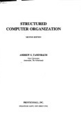 Cover of Structured Computer Organization