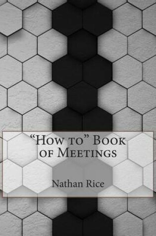 Cover of How to Book of Meetings