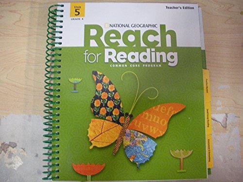 Cover of Reach for Reading Grade 4 Teachers Edition Unit 5