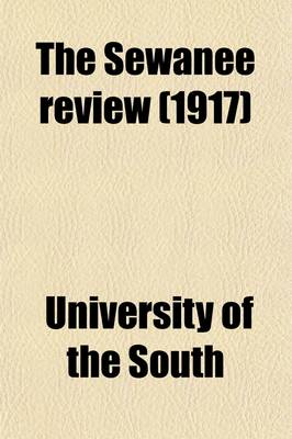 Book cover for The Sewanee Review (Volume 25)