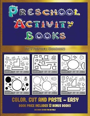 Book cover for Pre K Printable Workbooks (Preschool Activity Books - Easy)