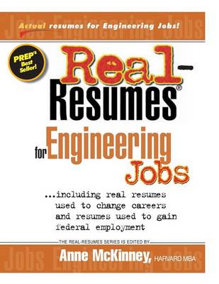 Book cover for Real-Resumes for Engineering Jobs