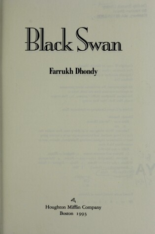 Cover of Black Swan