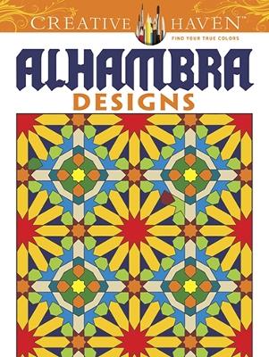 Book cover for Creative Haven Alhambra Designs Coloring Book