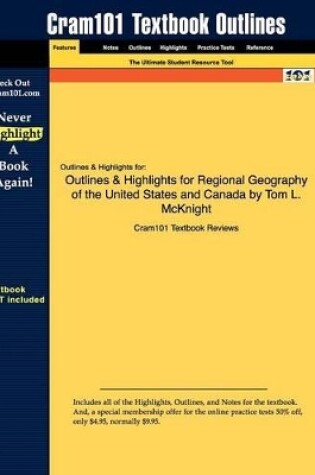 Cover of Studyguide for Regional Geography of the United States and Canada by McKnight, Tom L., ISBN 9780131014732