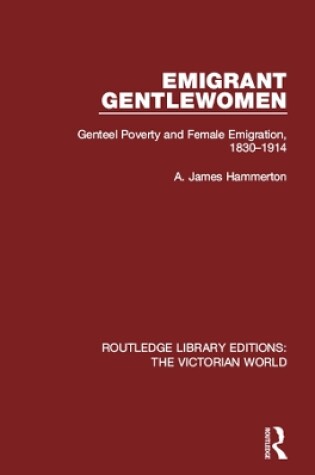Cover of Emigrant Gentlewomen