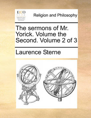 Book cover for The sermons of Mr. Yorick. Volume the Second. Volume 2 of 3