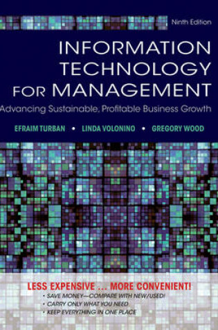 Cover of Information Technology for Management Reinventing the Organization 9E Binder Ready Version