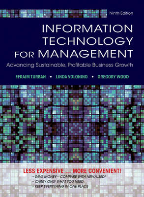 Book cover for Information Technology for Management Reinventing the Organization 9E Binder Ready Version